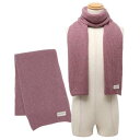 ジョンストンズ JOHNSTONS マフラー ニットリブマフラー ピンク メンズ レディース ユニセックス JOHNSTONS HAA01684 HE4307 ...