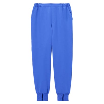 ラナン RANAN 裏起毛！裾スリットジョガーパンツ （ブルー）