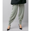 ラナン RANAN テーパードニットパンツ (ライトグレー)