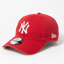 ニューエラ NEW ERA Newera キャップ 9TWENTY 野球チーム 920 ヤンキース ドジャース LA ベースボール NYY 柔らか クロスストラップ 調節可 帽子 NEWERA 9TWENTY （NYレッド）