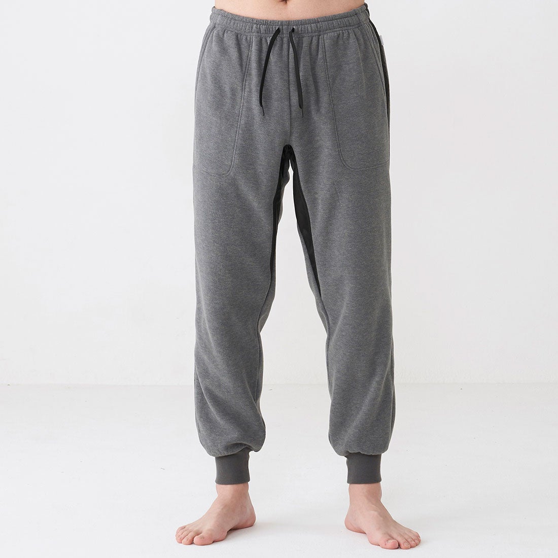 タケオキクチ TAKEO KIKUCHI 前閉じロングパンツ （チャコール）