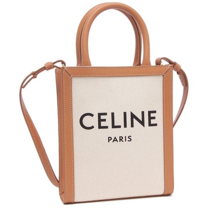 セリーヌ ハンドバッグ セリーヌ CELINE ショルダーバッグ ハンドバッグ カバス ミニバッグ ホワイト レディース CELINE 193302BNZ 02NT CABAS MINI CABAS VERTICAL NATURAL TAN （NATURAL TAN）