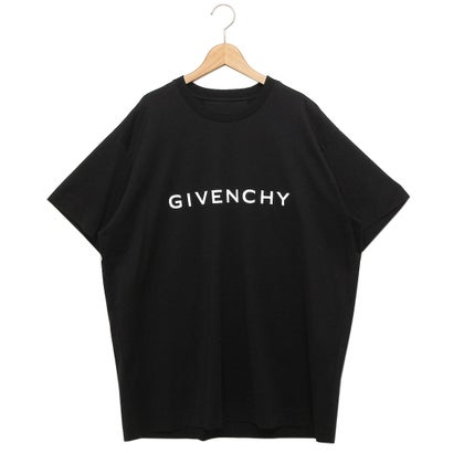 ジバンシー GIVENCHY Tシャツ カットソー ブランドロゴ アーキタイプ オーバーサイズTシャツ 4G ロゴ ブラック メンズ GIVENCHY BM716N3YAC 001 （BLACK）