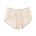 レースレディース Lace Ladies シアーメッシュ フラワーレースショーツ【返品不可商品】 (アイボリー)