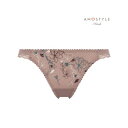 アモスタイル バイ トリンプ AMOSTYLE BY Triumph チャーミングラマー ストリングショーツ ラインアートステッチ 1410 【返品不可商品】 (ブラウン)