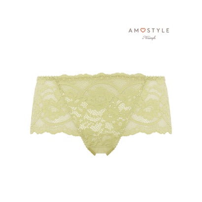 アモスタイル バイ トリンプ AMOSTYLE BY Triumph クラシカルレース ボーイズレングスショーツ 1340 【返品不可商品】 (グリーンティ)