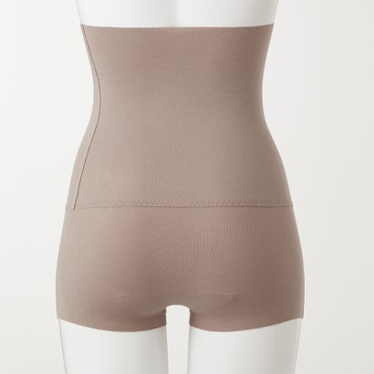 キレイラボ KIREILABO あったかインナーボトム【完全無縫製】おなか温め ウエストすっぽり 1分丈ハイウエスト 裏起毛 秋冬 うるおい保湿【返品不可商品】 （ベールブラウン）
