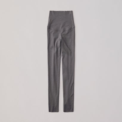 キレイラボ KIREILABO あったかボトム【Fitte Warm】裏起毛 柔らかく暖かい 9分丈ハイウエストレギンス オーガニックコットン 秋冬 (チャコールグレー)