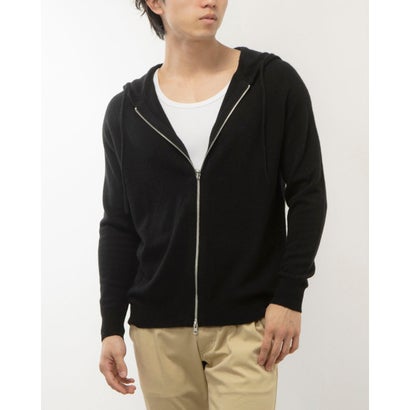 ジョワクレール Joieclair カシミヤ100%パーカー (ブラック)