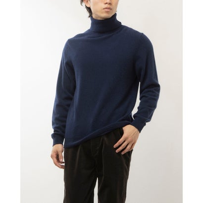 ジョワクレール Joieclair カシミヤ100%セータータートル (ネイビー)