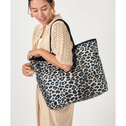 レスポートサック PCバッグ レディース レスポートサック LeSportsac LARGE 2 WAY TOTE （フラクセンレオパード/ブラック）