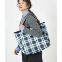 レスポートサック LeSportsac LARGE 2 WAY TOTE （ディープブルータータン/ブラック）