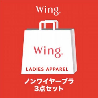 ウイング Wing 【2024年福袋】ノンワイヤーブラ 3枚セット【返品不可商品】 マルチカラー 