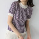 ジーラ GeeRA マルチカラーハイネックリブニット (ネイビー)