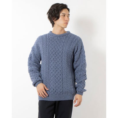 アランウーレンミルズ aran WOOLLEN MILLS ウールセーター （Denim Mar(ブルー)）