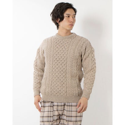 アランウーレンミルズ aran WOOLLEN MILLS ウールセーター (Wicker(ベージュ系))