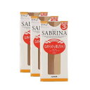 サブリナ SABRINA ショートストッキング なめらかな肌ざわり 3足組 (ヌードベージュ)