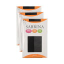 サブリナ SABRINA 【3足組】なめらかな肌ざわり ストッキング 3足組 (ブラック)