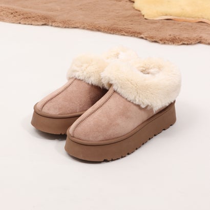 ベース BASE アンクルムートンブーツ （ベージュ）