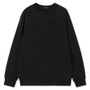 ゲス GUESS Logo Sweatshirt (BLK) トップス スウェット