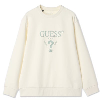 ゲス GUESS Logo Sweatshirt (IVY) トップス スウェット