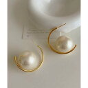 アルゴトウキョウ ARGO TOKYO 『G10』Pearl Circle Earring 26164 パールサークルイヤリング （ゴールド）