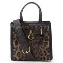 ゲス GUESS BERGEN 2 Compartment Mini Tote (LEO) トートバッグ レディース