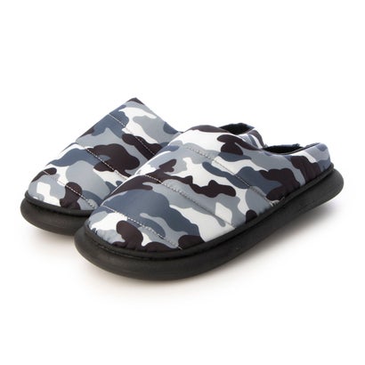 イタリコ ITALICO 軽くてあったか シンプル カモフラ ダウンサンダル （グレー）