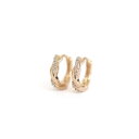 ノエルマーケット Noelmarket ピアス 金属アレルギー対応 フープピアス ダイヤ 小さめ つけっぱなし 18k シンプル 仕事 結婚式 ピンクゴールド シルバー ゴールド 大人 誕生日 プレゼント (シ