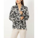 リナシメント RINASCIMENTO フラワーブラウス (var.Nero)