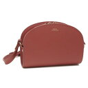 アーペーセー A.P.C. ショルダーバッグ ハーフムーン ミニバッグ レッド レディース APC F61392 PXAWV GAP (SMOKED RED)