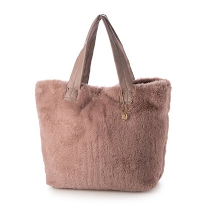 ベース BASE フェイクファー ビッグトートバッグ （ピンク）
