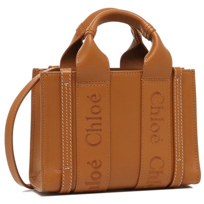 クロエ Chloe ハンドバッグ ショルダーバッグ ウッディ 2WAY クロスボディバッグ ブラウン レディース CHLOE CHC23UP237I60 247 （CARAMEL）