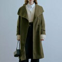 2way Neck Long Coat