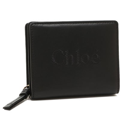 クロエ 二つ折り財布 レディース クロエ Chloe 二つ折り財布 センス コンパクト財布 ブラック レディース CHLOE CHC23SP867I10 001 （BLACK）