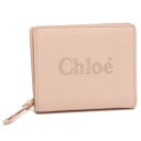 クロエ 二つ折り財布 レディース クロエ Chloe 二つ折り財布 センス コンパクト財布 ピンク レディース CHLOE CHC23SP867I10 6J5 （CEMENT PINK）