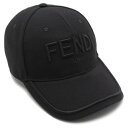 フェンディ FENDI 帽子 キャップ 調整ストラップ ブラック メンズ FENDI FXQ969 APWK F0QA1 （BLACK）