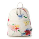 デシグアル Desigual 花柄 ミニバックパック (ホワイト)