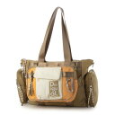 デシグアル Desigual Voyager マルチポジション ミドルボーリングバッグ (ブラウン)