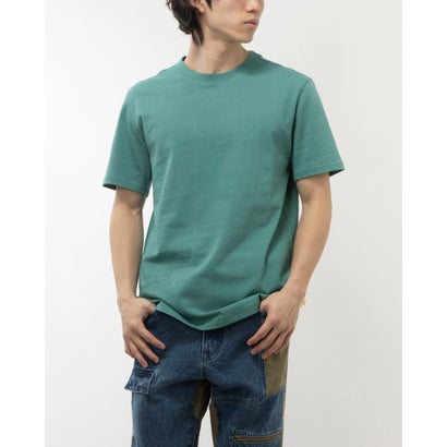 デシグアル Desigual ステッチ プレーンカラーTシャツ (グリーン)