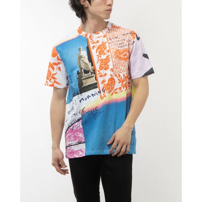 デシグアル Desigual 写真コラージュ Tシャツ (マルチ)