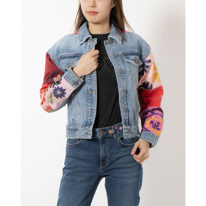 デシグアル Desigual パッチワーク デニム ショートジャケット （ブルー）のサムネイル