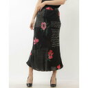 デシグアル Desigual テキスト キャミソール ミディスカート (グレー/ブラック)
