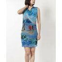 デシグアル Desigual M. Christian Lacroix チュール ミニワンピース (ブルー)