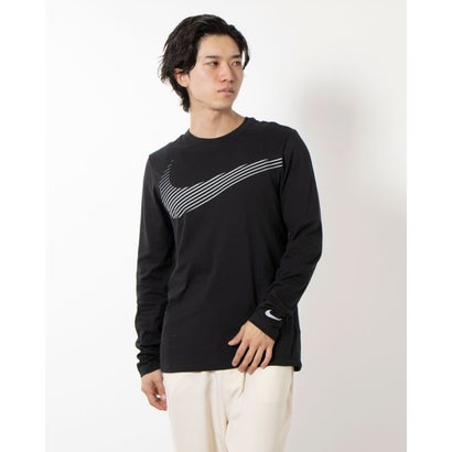 ナイキ NIKE メンズ フィットネス 長袖Tシャツ ナイキ DF フラッシュ L/S Tシャツ FQ3884010 （ブラック） 1