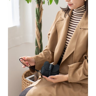 ヴィータフェリーチェ VitaFelice キーリング付き本革コインケース（Elephant） （BLACK）