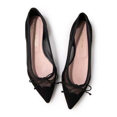 ץƥХ꡼ Pretty Ballerinas ELLA suede flowercutʥ  եåȡ˥ݥƥåɥ塼 NEGRO-NEGRO