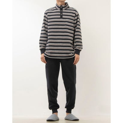 タケオキクチ TAKEO KIKUCHI 長袖ハイネックパジャマ (コン)