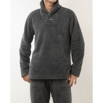 エポカ ウォモ EPOCA UOMO 長袖ボアショールカラー (チャコール)