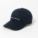 トミー ヒルフィガー TOMMY HILFIGER トミーヒルフィガー Tommy Hilfiger キャップ 帽子 メンズ レディース 6941823 刺繍ロゴ ワンサイズ カジュアル 文字ロゴ TOMMY HILFIGER LOGO C （ネイビー）